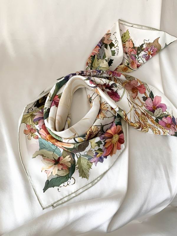 Dior silk scarf 90X90cm E07 (27)